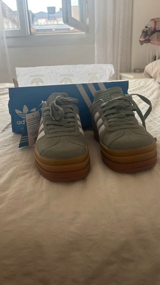 Adidas Gazelle Verde Pastel Talla 37