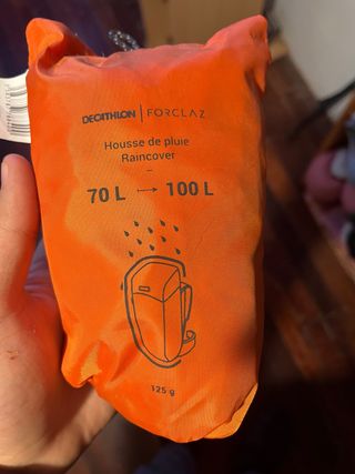 Forclaz Cubre Mochilas Naranja 70-100L