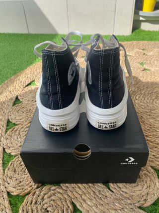 Zapatillas Converse plataforma negras