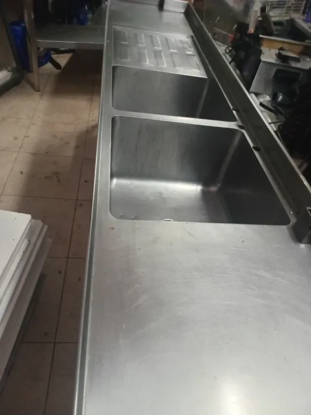 Fregadero de cocina industrial 2,60m