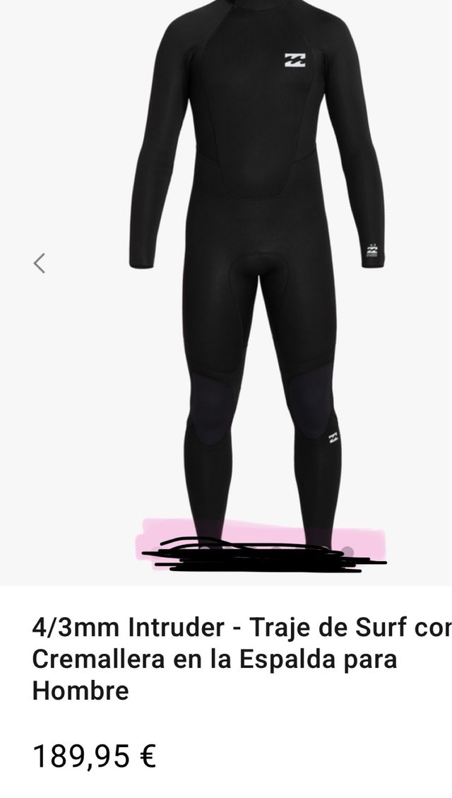 Neopreno de surf Billabong 4/3mm Hombre