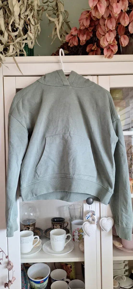 Sudadera verde oliva niña 13-14 años
