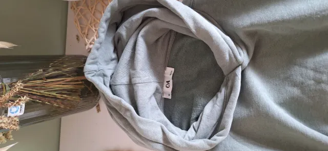 Sudadera verde oliva niña 13-14 años