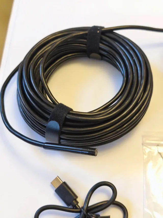 Telecamera endoscopica con schermo via cavo da 10 metri