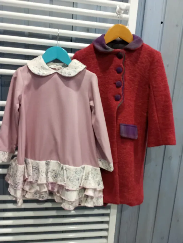 Abrigo y vestido infantil 4-6 años