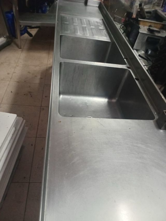 Pica de cocina industrial 2.60m