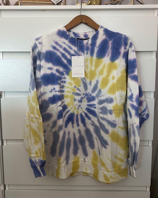 Sudadera Tie-Dye Pull&Bear Talla S
