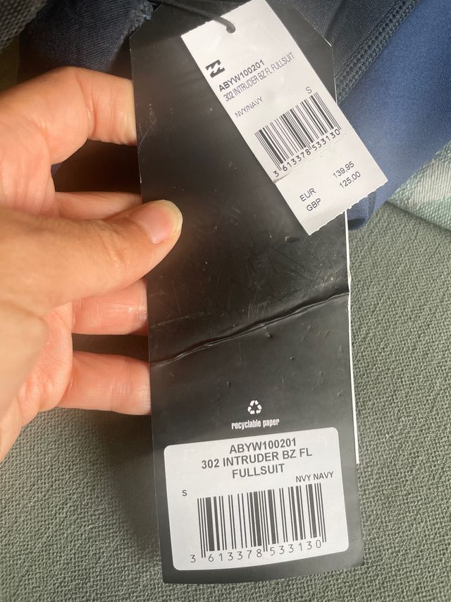 Traje Neopreno Niño 3/2 Talla S