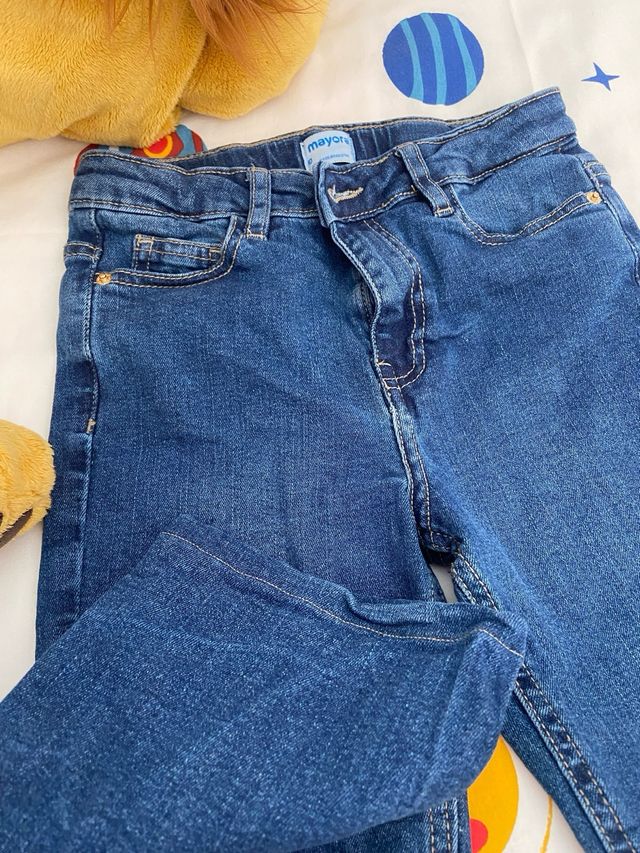 Vaqueros niña Mayoral azul