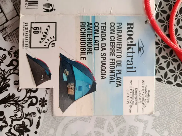 Tienda de playa Rocktrail con cierre