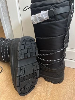 Botas de Nieve Zara Negras Talla 37