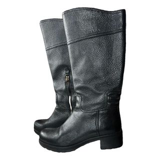 Stivali PRADA in pelle nera taglia 38