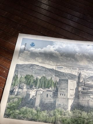 Sello Coleccion Alhambra Granada España