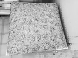 N 4 Piastre ombrellone sassi grandi 50x50x4hcm