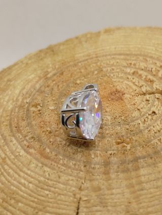 Colgante Plata y Moisanita