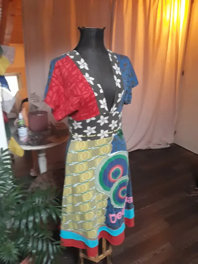 Vestido Desigual Multicolor
