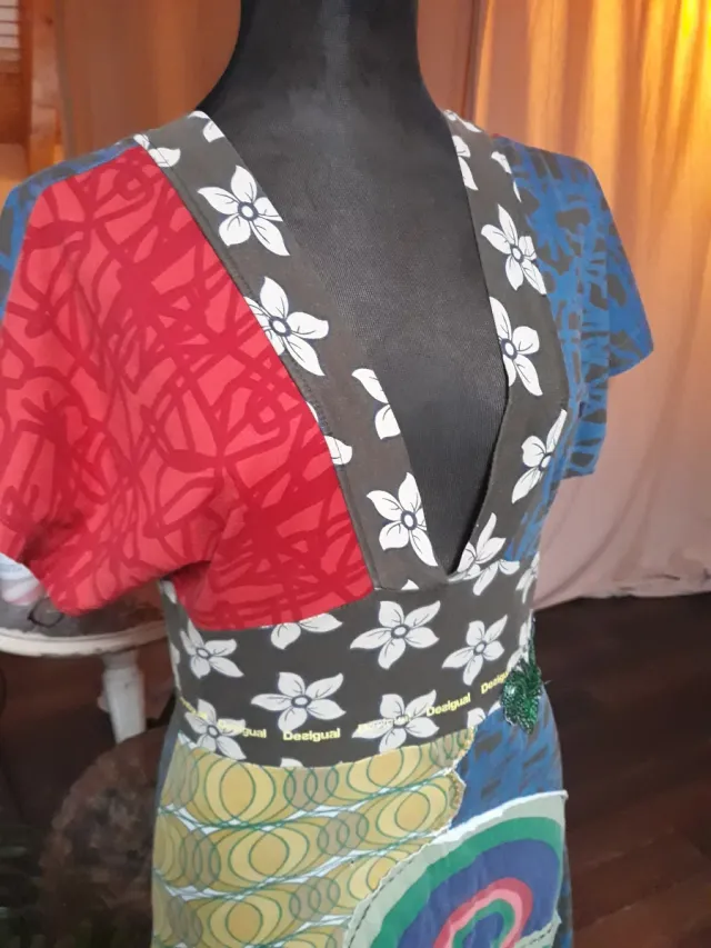 Vestido Desigual Multicolor