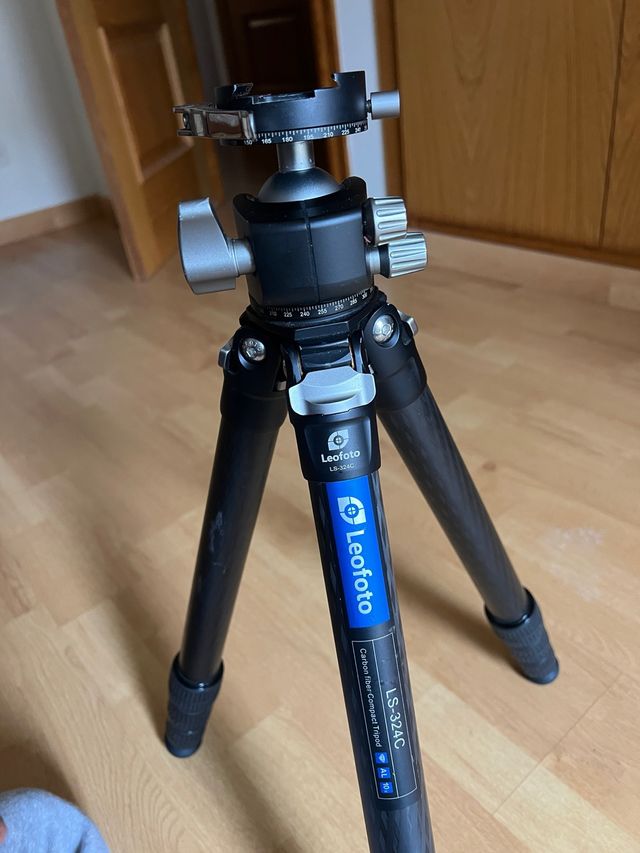 Leofoto LS-324C Trípode Fibra Carbono
