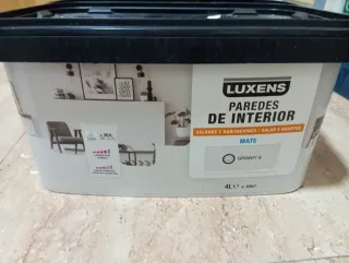 Pintura Luxens Blanco/Gris Interior Mate