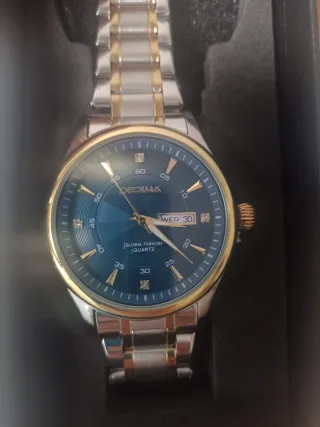 Reloj unisex PEDIMA Global Fashion Quartz Azul Dor