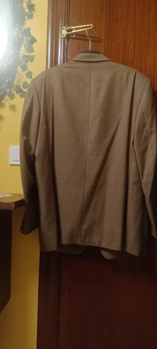 Chaqueta blazer marrón americana traje hombre XL