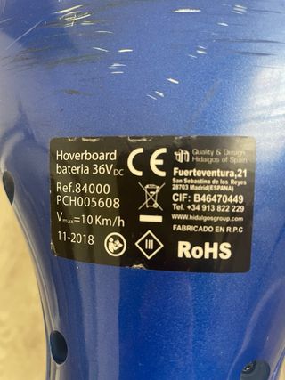 patinete hoverboard y asiento