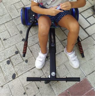 patinete hoverboard y asiento
