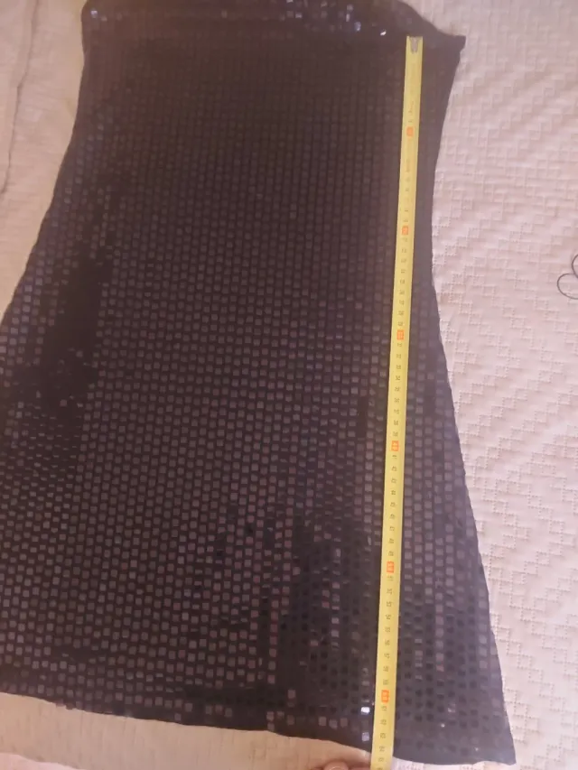 Vestido Negro Brillante