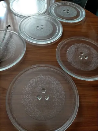 Platos de cristal para microondas