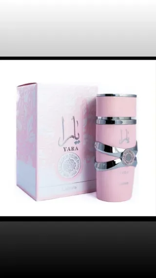 Perfume Yara Lattafa Rosa y Plateado