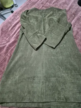 Vestido verde tejido antelina