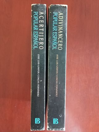 Acertijero y adivinancero popular español