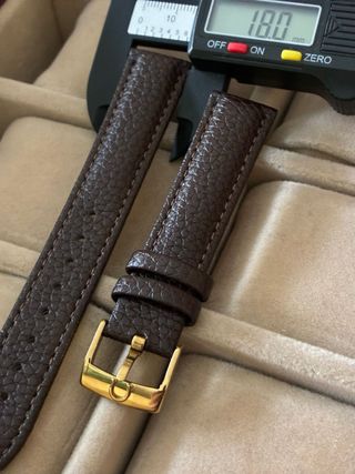 Correa de reloj en piel para relojes Omega