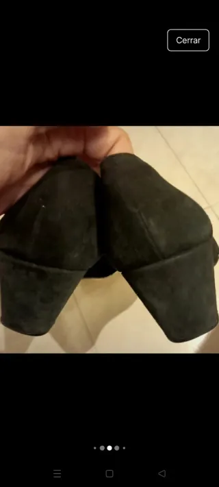 Zapatos Stonefly n°40 piel como nuevos tacon cuña