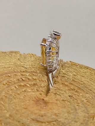 Colgante Plata y Citrino