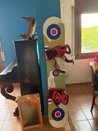 Tabla de Snow con Fijaciones