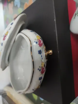 Astucci per gioielli in porcellana con fiori