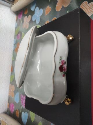 Astucci per gioielli in porcellana con fiori