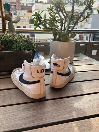 Nike Blazers reales, suela desgastada