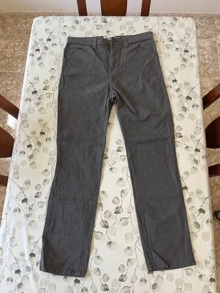 Chino Americanino Gris Talla 38 Nuevo
