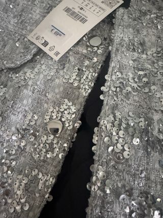 Conjunto Zara lentejuelas talla S
