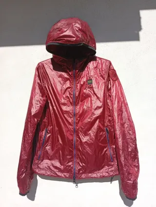 Giacca Blauer Rossa con Cappuccio