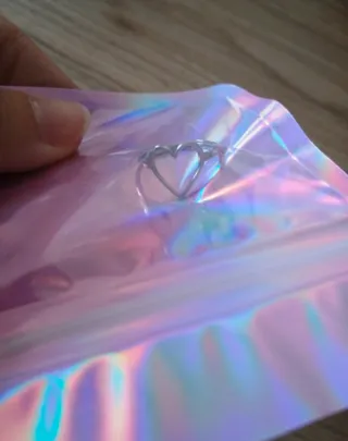 Anello cuore argento