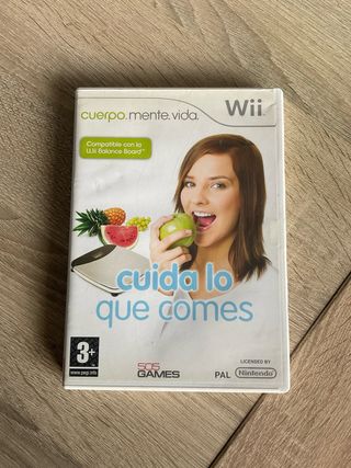 Wii Cuida Lo Que Comes Juego Fitness
