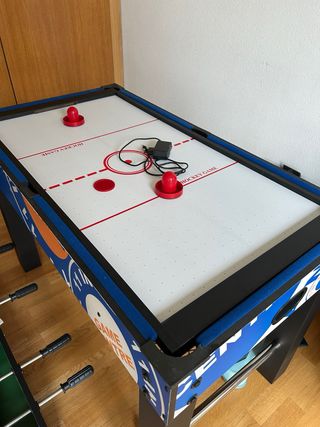 Mesa Multijuegos Futbolín Billar Air Hockey Ping P