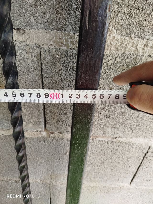 Puerta de hierro forjado para entrada