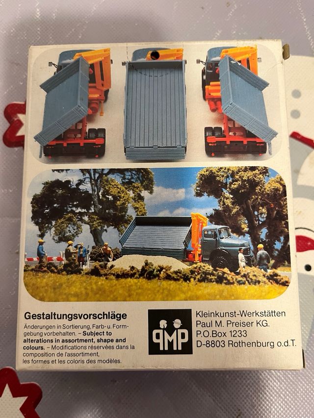 Preiser modello HO camion 2 assi kit