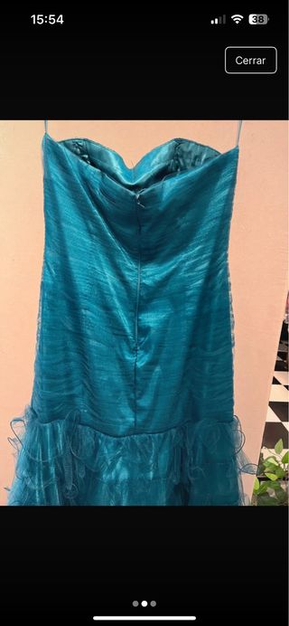 Vestido de fiesta azul