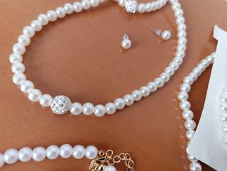 Set di gioielli Flower Pearl