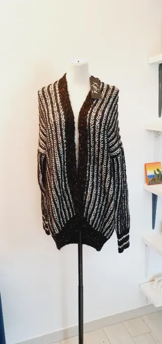 Cardigan Katia melange nuovo taglia m